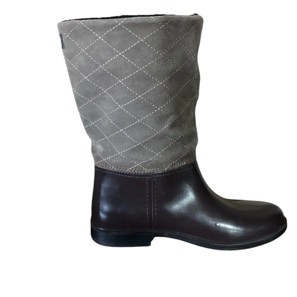 Storm By Cougar Boots Woman’s Size 8 Seville Waterproof Rainboot Mid Hei…